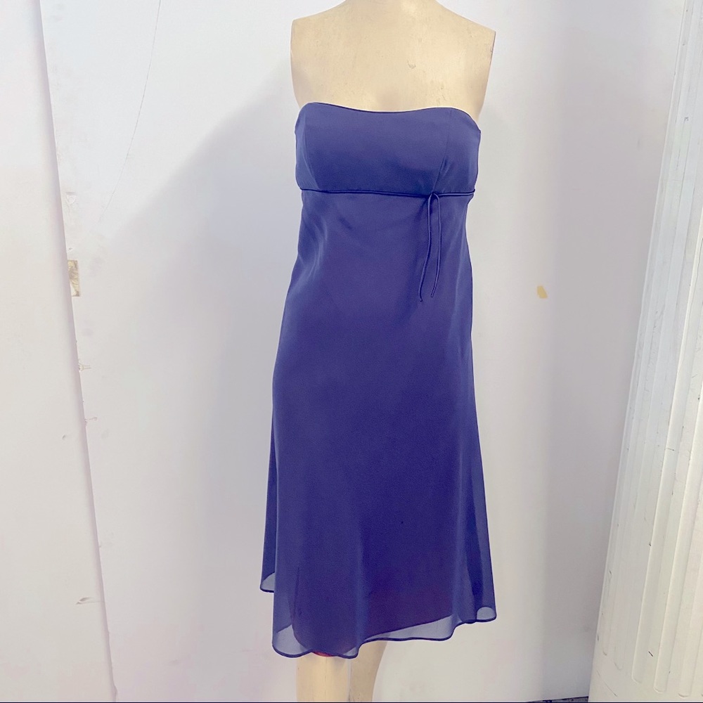 Strapless Blue/Purple Dress